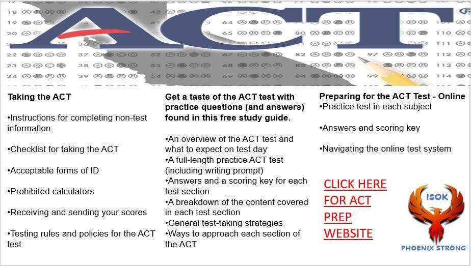 ACT prep website