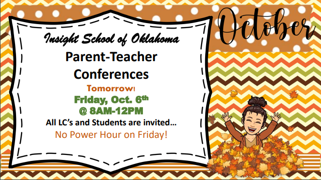 Parent Teacher Conferences Friday